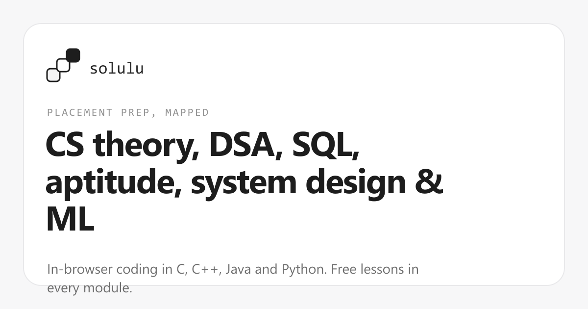 Made a placement prep site, OS/DBMS/CN/OOP notes are free. Need honest feedback